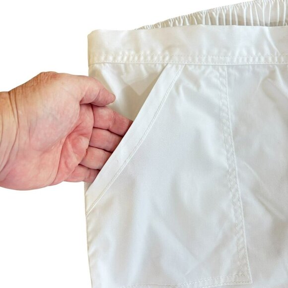 Women's Landau ProFlex White Scrub Pants Modern Fit Size 2XL XXL Flat Front - Picture 3 of 7